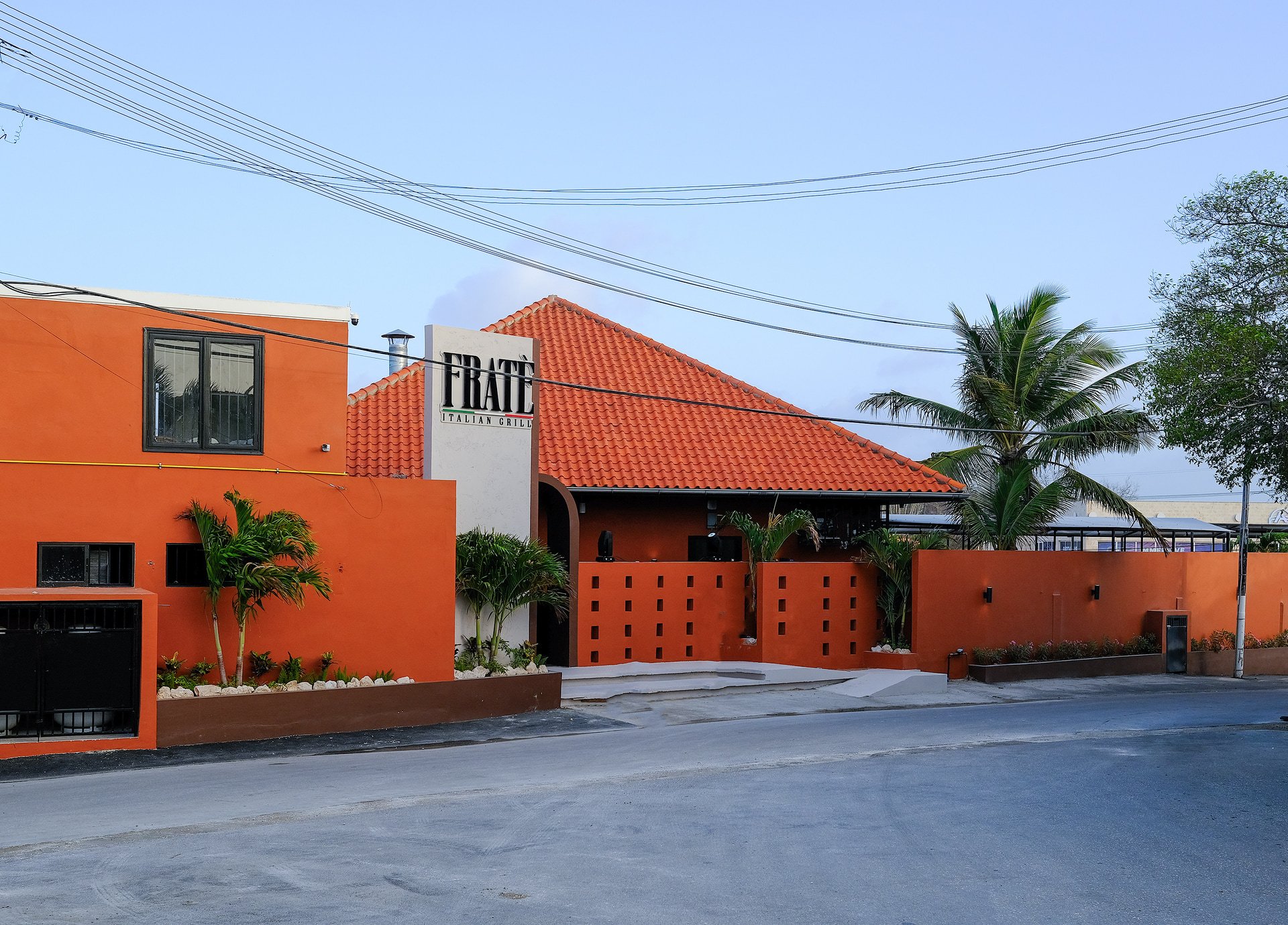 Frate Italian Grill entrance in Willemstad, Curaçao